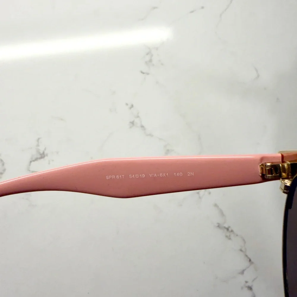 NWOT Prada Pink and Gold Sunglasses - Picture 6 of 7